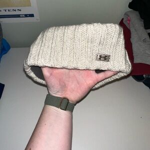 Under Armour Cream Knit Headband